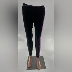 Champion Active Leggings Women's Medium Black & Purple
